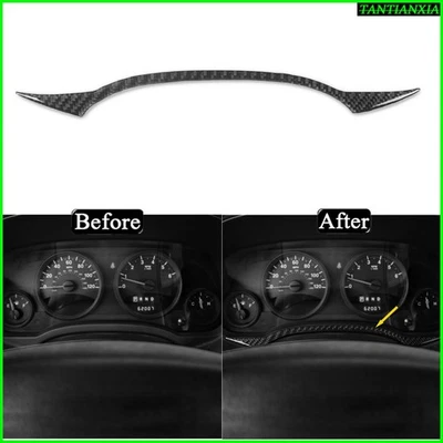 Tablero de instrumentos de fibra de carbono real para Jeep Compass Patriot 2009-17 Foto 1 de 4