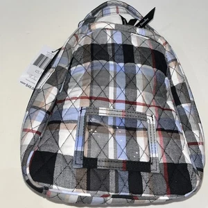 vera bradley purse Lunch Box Bag Or Makeup Perfectly Plaid New - Picture 1 of 8