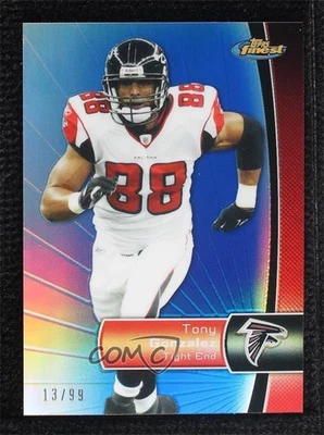 2012 Topps лучший синий переливающийся 13/99 Тони Гонсалес #93 HOF - Изображение 1 из 3