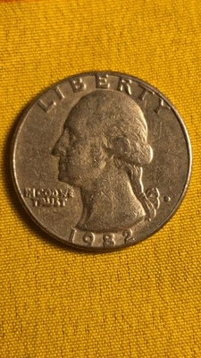 1982-D quarter error - Image 1 of 4