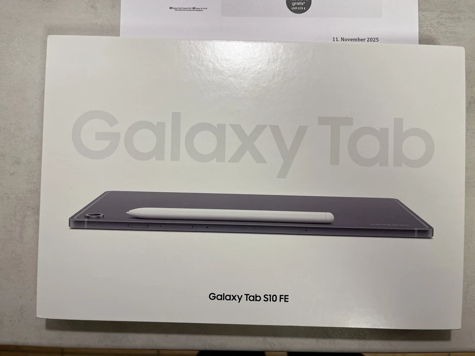 Samsung Galaxy Tab S10 FE 10.9 Zoll 128GB Android-Tablet WiFi grau Wie Neu - Bild 1 von 4