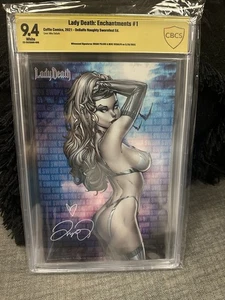 Lady Death Enchantments #1 von Mike Debalfo Naughty Swornfest Ltd 150 CBCS signiert - Bild 1 von 2