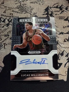2022-23 Prizm Draft Picks Sensational Signatures Silver Lucas Williamson Auto - Picture 1 of 2