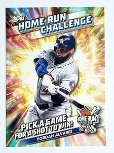 2024 Topps Home Run Challenge Code Cards Series 2 #HRC11 Yordan Alvarez - Picture 1 of 2