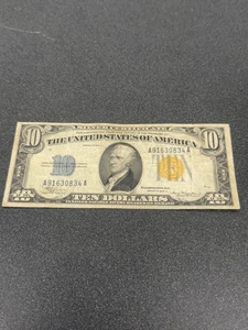 1934a North Africa Note WWII Silver Certificate $10 - Picture 1 of 8