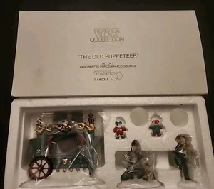 Abt. 56 Der alte Puppenspieler 3er Set Heritage Village Collection 5802-5 58025 - Bild 1 von 3