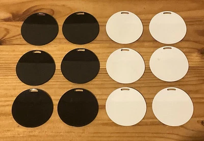 12 x IKEA SPONTAN Circular Round Magnets For Magnetic Message Board - Image 1 of 2