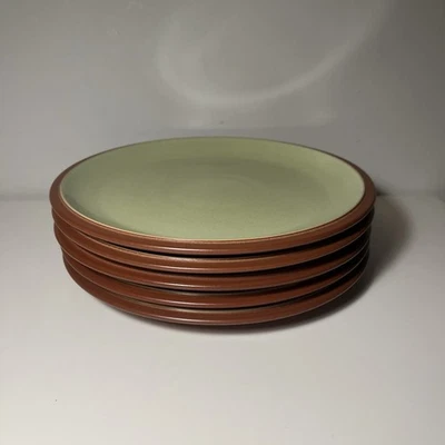 5 X Denby -  Juice Yellow / Lemon / Green / Apple  / Terra Cotta ) - Side Plates - Image 1 of 4