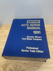 1991 Motor Auto Repair Manual Chrysler Ford 54th edition Vol 2 - Picture 1 of 5