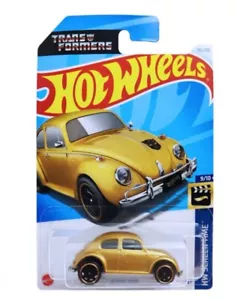 Hot Wheels 2024 HW Screen Time - Transformers BUMBLEBEE (Gold) 3+ (9/10) 186/250 - Picture 1 of 24