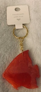 Keychains Angelfish women handbag purse backpack house Gift Present Animal - Picture 1 of 5