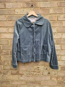 Brora Corduroy Grey Jacket Size 14 - Picture 1 of 13