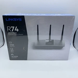 Linksys R74 EA7450 Max-Stream AC1900 Wireless Dual-Band WiFi 5 Router SEALED NEW - Picture 1 of 7