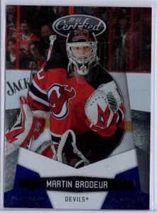 2010-11 Panini Certified Platinum Blue #85 Martin Brodeur 229/250