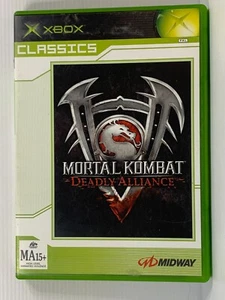 Mortal Kombat: Deadly Alliance (Microsoft Xbox Original, 2003) PAL with manual - Picture 1 of 2