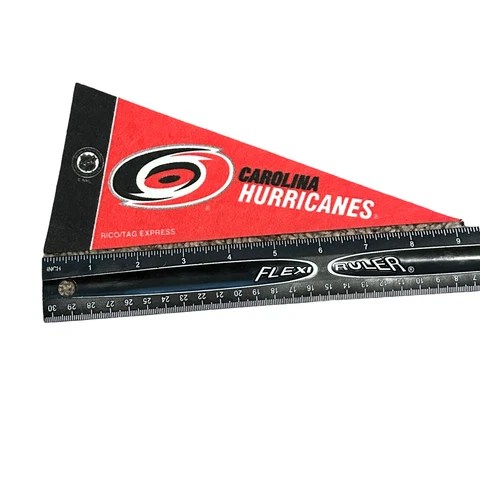 Carolina Hurricanes NHL Mini Pennant 9"x4", New, Felt, Made in USA Cover