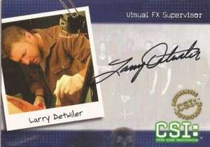 CSI Serie 2 - B13 Larry Detwiler, Visual FX Supervisor Autogrammkarte - Bild 1 von 1