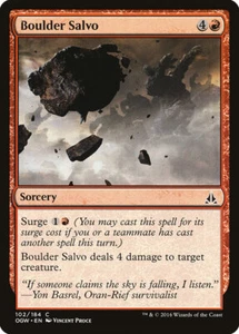 4 Boulder Salvo x4 4x - NM - Oath of the Gatewatch SPARROW MAGIC - Bild 1 von 1