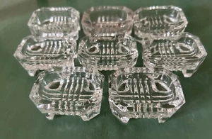 Menge 8 Vintage offene Salzkeller/Salzdips mit Fuß - Bild 1 von 9