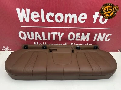 2019-2025 BMW X5 G05  REAR BENCH SEAT LOWER CUSHION LEATHER COFFEE OEM 39 kmiles - Image 1 of 4