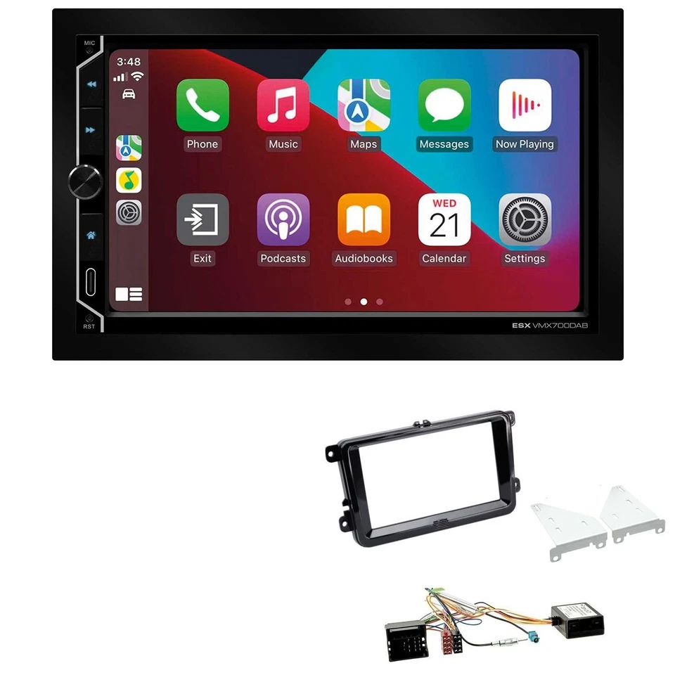 ESX Autoradio Apple CarPlay Android für Volkswagen VW Golf V 2003-2013 Canbus