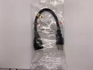 NEMA 5-15P to NEMA 5-15R 1ft 13A 125V 1625W 16AWG extension Power Cord Cable - Picture 1 of 2