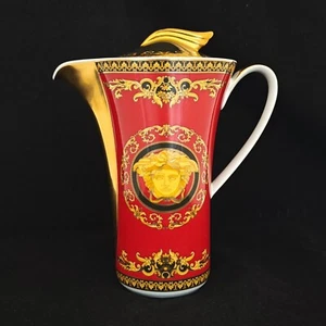 Rosenthal Versace Medusa red Coffee Pot (D0545) - Picture 1 of 9