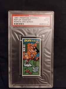 1961 Primrose Confect; Popeye  3rd  series #22 psa 9 20603134