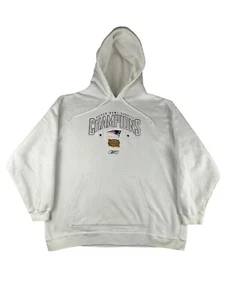 Rare Reebok NFL New England Patriots Tom Brady Superbowl 38 Champions Hoodie XL - Picture 1 of 18