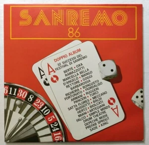 Sanremo 86 2x LP Various 33 RPM Vinyl Italy 1986 CBS 88678 NM/NM - Bild 1 von 7