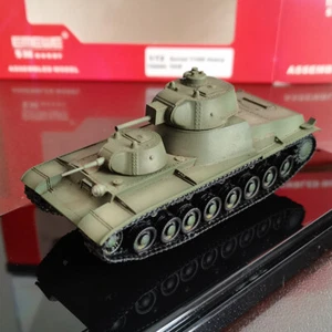 1/72 Soviet T-100 Heavy Tank with Double Turret Tank Model Gift - Picture 1 of 11