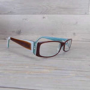 Monturas de gafas de plástico de marco completo Rue Des Arts marrón verde - Imagen 1 de 9