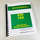 Service Manual John Deere 450 780 Hydra-Push Manure Spreader Shop Book Repair