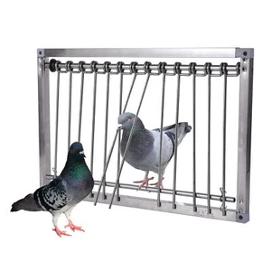 19,3 Zoll Taubenkäfig Tür Einweg Eingangstür Vogel T Falle Vogelkäfig Drahtfalle - Bild 1 von 6