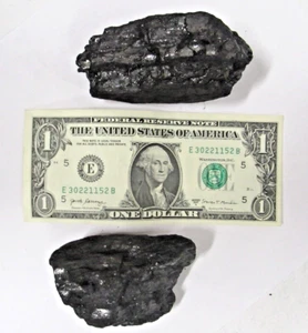 2 Piezas Real Pennsylvania Trozo de Carbón Navidad Mordaza Regalo Medias Relleno - Imagen 1 de 1