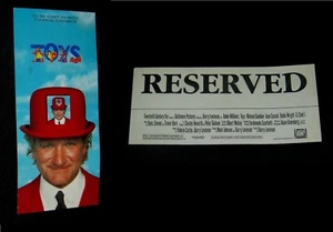 Pase de proyección de prensa original Robin Williams Toys - Imagen 1 de 3
