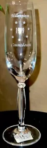 Millennium 1999 Toast/Champagnerflöte exklusives Design von Mikasa Made in... - Bild 1 von 6