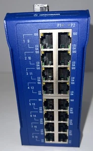 HIRSCHMANN SPIDER II 16TX EEC RAIL SWITCH - Picture 1 of 7