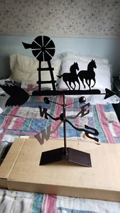 Horse Farm Weathervane w/ Directional Wind and Speed - Weathervane Capital Inc. - Picture 1 of 8