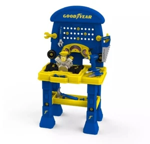 Goodyear Auto Reparatur Werkbank Spielset mit 7-teiligem Werkzeugset - Kinderspielzeug NEU - Bild 1 von 2