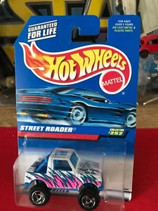 1997 Hot Wheels Mainline-Collector #252 STREET ROADER White/Blue B411 - Picture 1 of 10