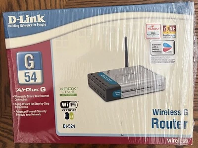 D-Link DI-524 54 Mbps 1-Port 10/100 Wireless G Router (DI-524UP/E) - Image 1 of 4