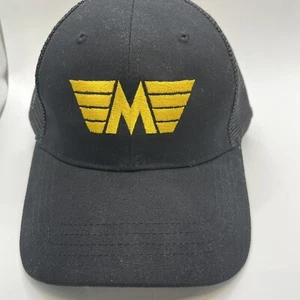 Gorra America Negra Monroe Truckers Gorra Oro Bordada A Presión Trasera Nueva Sin Etiquetas - Imagen 1 de 6