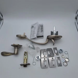 SCHLAGE Plymouth Front Entry Handle Accent Interior Lever (Satin Nickel) *LESEN* - Bild 1 von 5