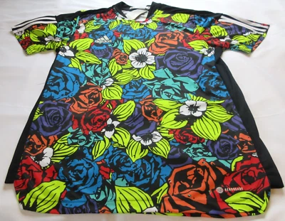 Adidas HC3929 Aeroready Tiro All Over Flower Print Multicolor Soccer Jersey  M - Image 1 of 3