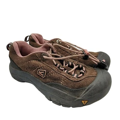 Keen Kids 11 Brown Drawstring Low Top Outdoor Casual Shoes - Image 1 of 4