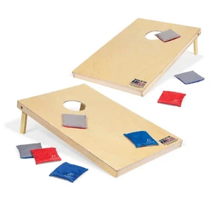 EastPoint Sports 2'x3' Solid Wood Cornhole Set w/ 8 Bean Bags (1-1-26960-AA001) - Picture 1 of 12
