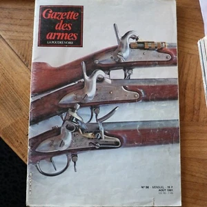 Revue GAZETTE ARMES n°96 1981 fusil infanterie pistolet cavalerie silex henry - Photo 1/1