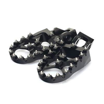 CNC Foot Pegs Footpegs For SX SXF XC-F EXC-F XCW SMR For Husqvarna FC TC 125-450 - Image 1 of 4