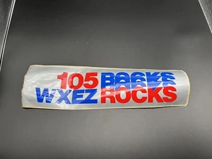 Vintage 105 WXEZ Rocks Sticker Decal - Picture 1 of 4